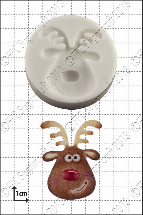 'Reindeer Head' Silicone Mould
